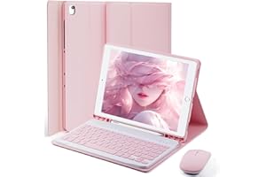 TUNKARMOR for iPad 9th / 8th / 7th Generation 10.2 inch & iPad Air 3rd Gen & iPad Pro 10.5 inch Case with Keyboard - Built in