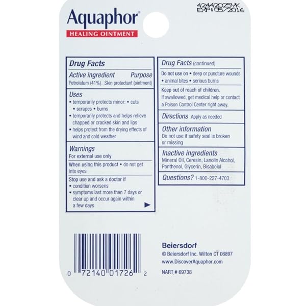 AQUAPHOR HEALING OINTMENT ADVANCED THERAPY SKIN PROTECTANT 0.25 OZ