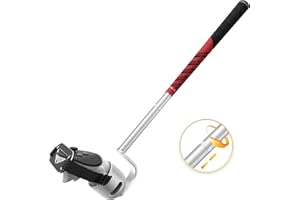 ZHGM VR Golf Club Compatible with Meta Quest 3S/Quest 3/2, Adjustable Length Golf Club Attachment for Oculus Quest 3 Right Controller, Aluminum VR Golf Shaft Simulator Grip, 90 Degree Keep Tracking