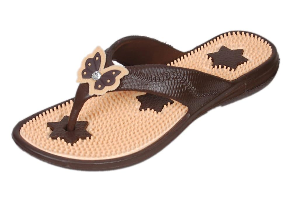 train women's acupressure flip flop slippers