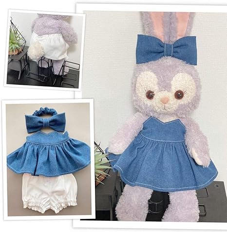 Amazon ステラルー ｓサイズ コスチューム デニム ワンピース シュシュ パンツ 3点セット 衣装 ハンドメイド 手作り 洋服 コスプレ 仮装 通販