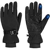 ITODA Waterproof & Windproof Ski Gloves Touchscreen Snowboard Gloves Thermal Winter Snow Glove for Cold Weather