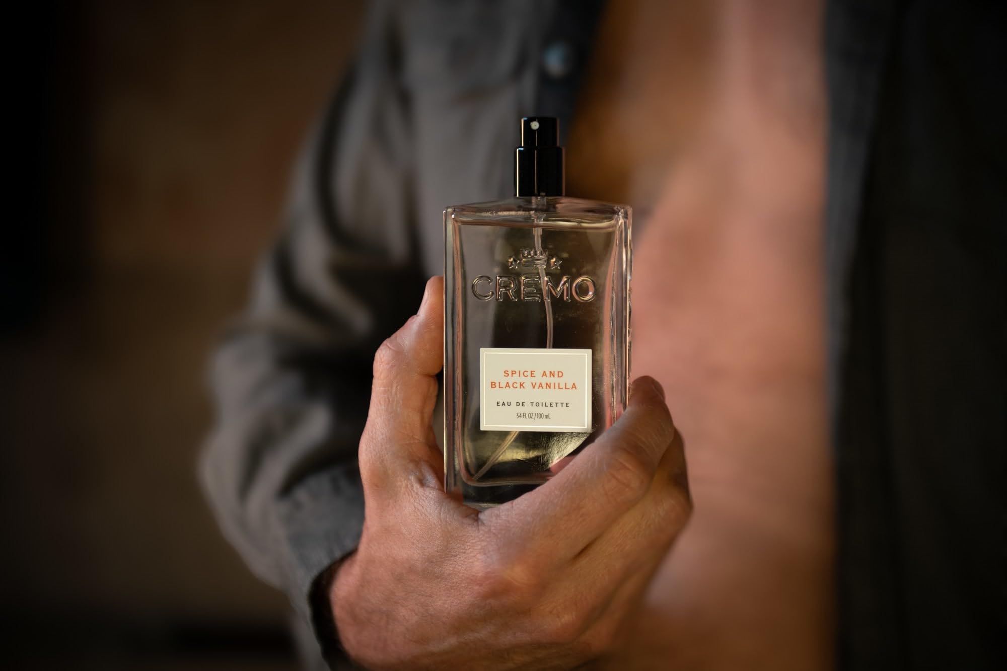 Cremo Spice & Black Vanilla Eau de Toilette for Men - Sweet & Spicy - 100ml 4