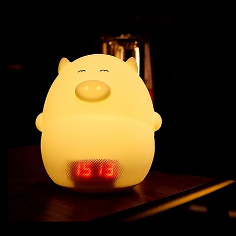 childrens night light alarm clock