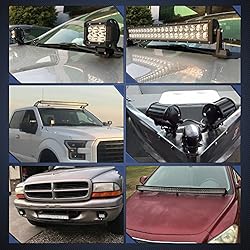 Nilight 90025B Led Light Bar Mounting Brackets 2pcs