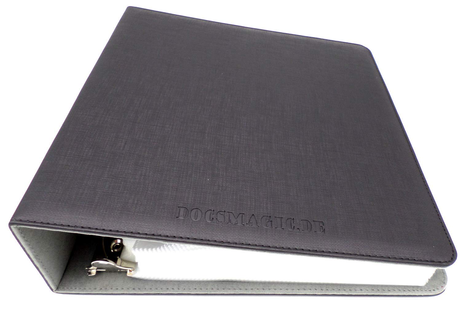 docsmagic.de 3-Ring Premium Album Black + 100 9-Pocket Premium Pages - PKM - YGO - MTG