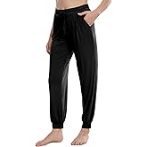 WiWi Pajama Pants for Women Lounge Super Soft Joggers Yoga Viscose from Bamboo Bottoms Cooling Pajamas Pant Sweatpants S-4X