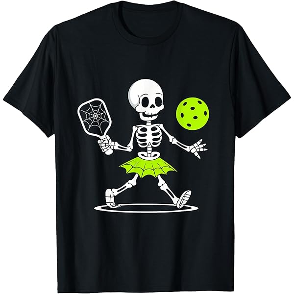 Amazon.com: Pumpkin Head Skeleton Pickleball Halloween