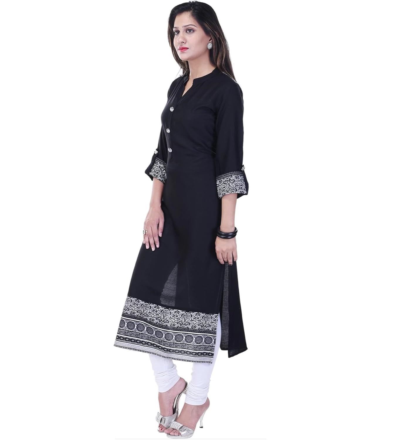 ahira printed solid women's straight kurta
