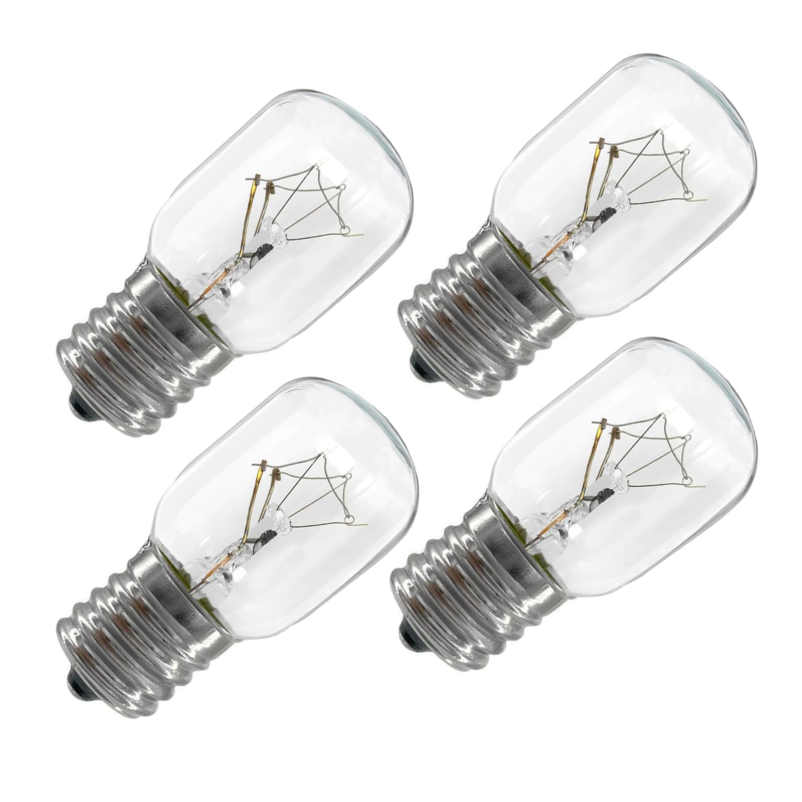 Photo 1 of (2025 Update) Appliance 8206232A Light Bulbs for Whirlpool GE Microwave -Under Hood Microwave Bulb-High Temperatur Resistant- 40W 125V E17 Appliance Light Bulb, 4-Pack