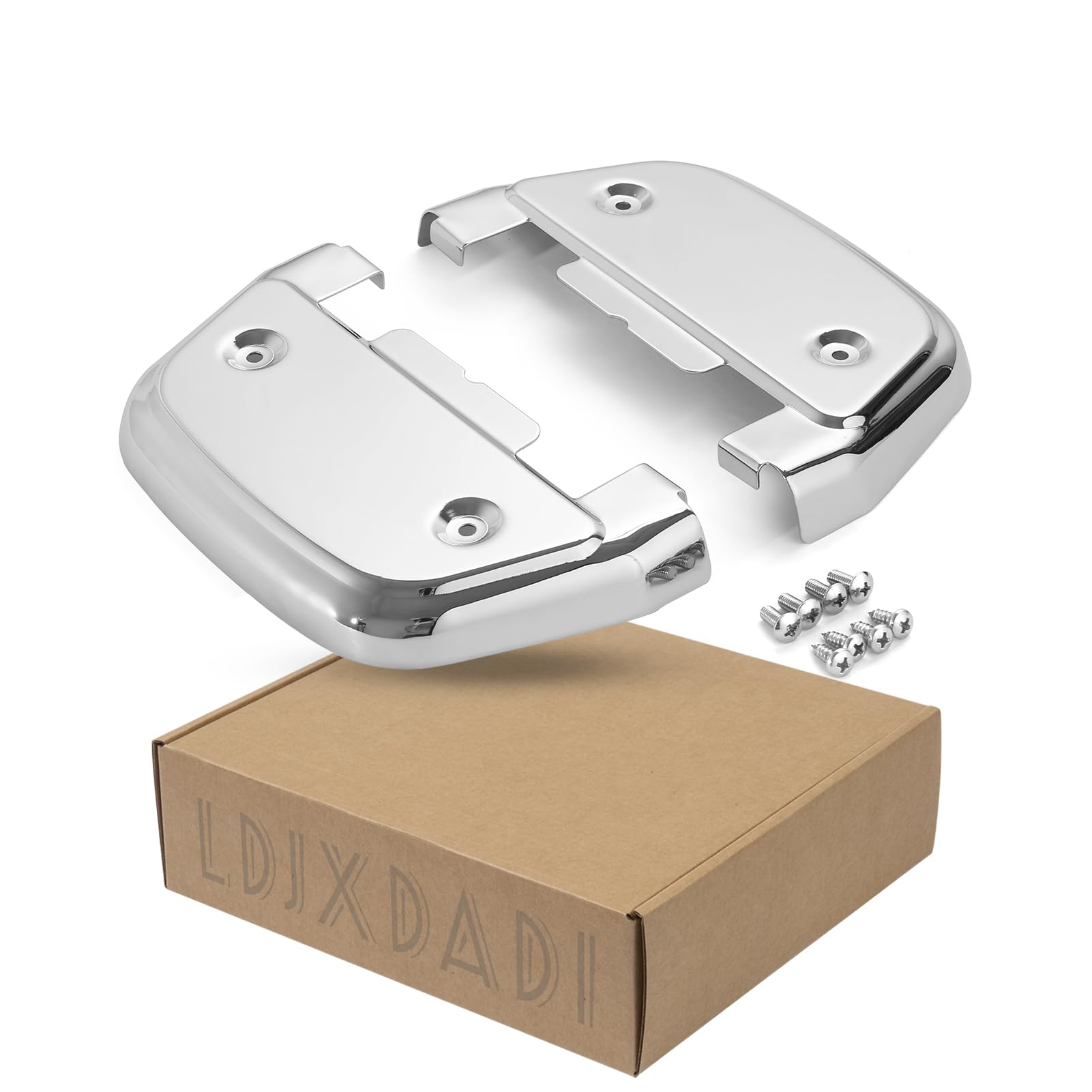 Photo 1 of LDJXDADI Chrome Passenger Footboard Covers Compatible with Harley Street Bob FXDB/Road Glide FLTRX/Tour Glide Classic FLTC/Street Glide FLHX