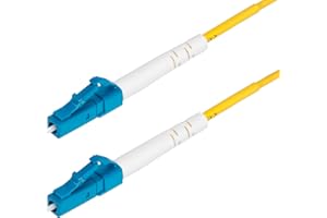 StarTech.com 3m (9.8ft) LC to LC (UPC) OS2 Single Mode Simplex Fiber Optic Cable, 9/125, 40G/100G, LSZH Fiber Jumper Cord