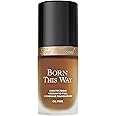 Too Faced Born This Way Natural Finish Longwear Liquid Foundation | Medium-To-Full Coverage | Hydrating + Oil Free, 1.01 fl. oz.