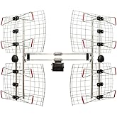 Antennas Direct 8-Element Bowtie UHF Outdoor HDTV Antenna, Multi-Directional, 70+ Mile Range, 4K 8K UHD NEXTGEN TV – w/All-We