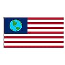 Futurama flag of Earth Re-creation of the Earth Flag Old Freebie flag 3x5ft
