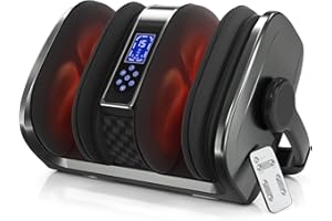 TISSCARE Foot Massager - Shiatsu Foot Massager with Heat for Neuropathy and Plantar Fasciitis - Feet Massager for Circulation and Pain Relief.