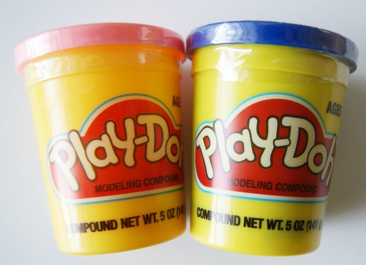 peach play doh