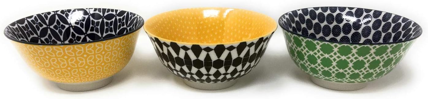 Certified International Chelsea 6 Ceramic Bowls (Green New): Kitchen & Dining