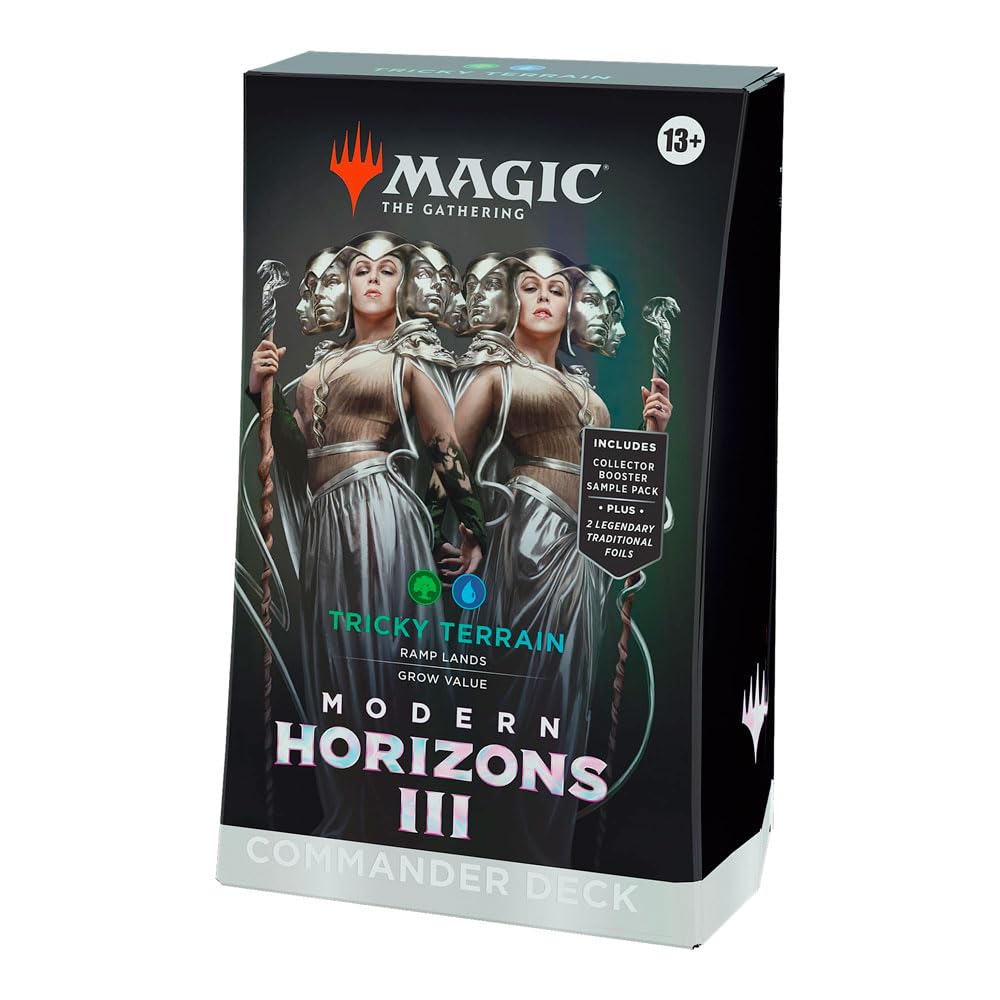 Wizards of the Coast Modern Horizons 3 Tricky Terrain Commander Deck - Magic the Gathering - EN