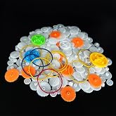 225PCS Plastic Gear Set Module 0.5 Spindle Gear Single Gear Double Reduction Gear Belt Pulley Small Motor Gears for DC Motor RC Car Truck Robot Helicopter Gear Replacement DIY Model Toy Gear Kit (225)