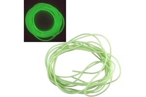 Green Luminous Tube for Marine Fishing 5M Longline Soft Rubber Fishing Plastic Glow Tube Tool Attract Fish