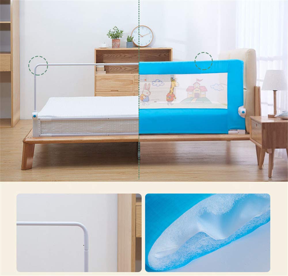 最高の お子様のベッドからの転倒を防ぐベッドフェンス ベー 2m Pink B07q94gxcy 工場直送 Blog Treegle Org
