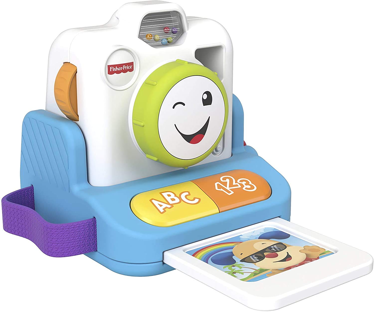 Fisher-Price Laugh and Learn Click and Learn Instant Camera, 490 g, GMX42