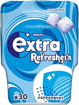 Mars Wrigley Extra Refreshers Peppermint Sugar Free Gum 30 Cube Pack view 1