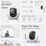 Tapo C230 Indoor Security Camera 3K 5MP AI Detectors Pan Tilt 360 Night Vision view 3