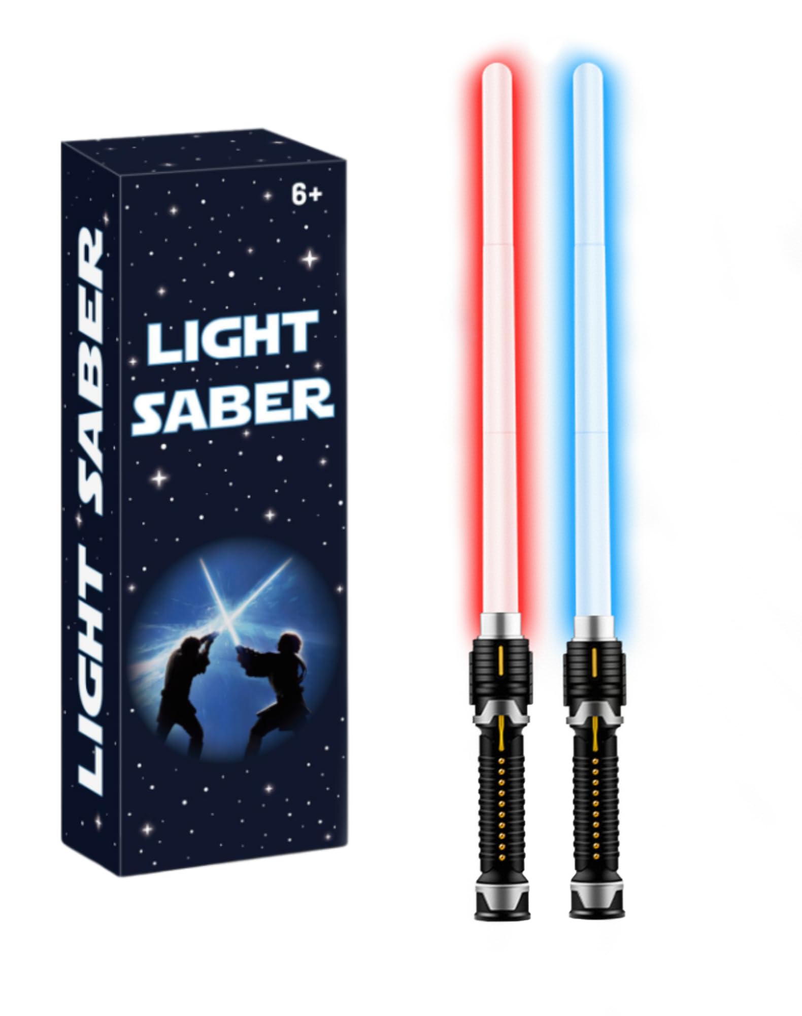 Photo 1 of ***ONLY ONE***VXQ Light Sabers for Kids, 2-in-1 Mini Retractable Light Up Sword for Boys Girls, Red Blue Cosplay Costume Party Birthday Gift Toy