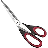 Heavy Duty All Purpose Scissor - Sabatier Professional 25cm/10”. Soft Grip, Dishwasher Safe, Multifunctional Utility General Use Long Straight Edge Snips/Shears. High Quality By Taylors Eye Witness