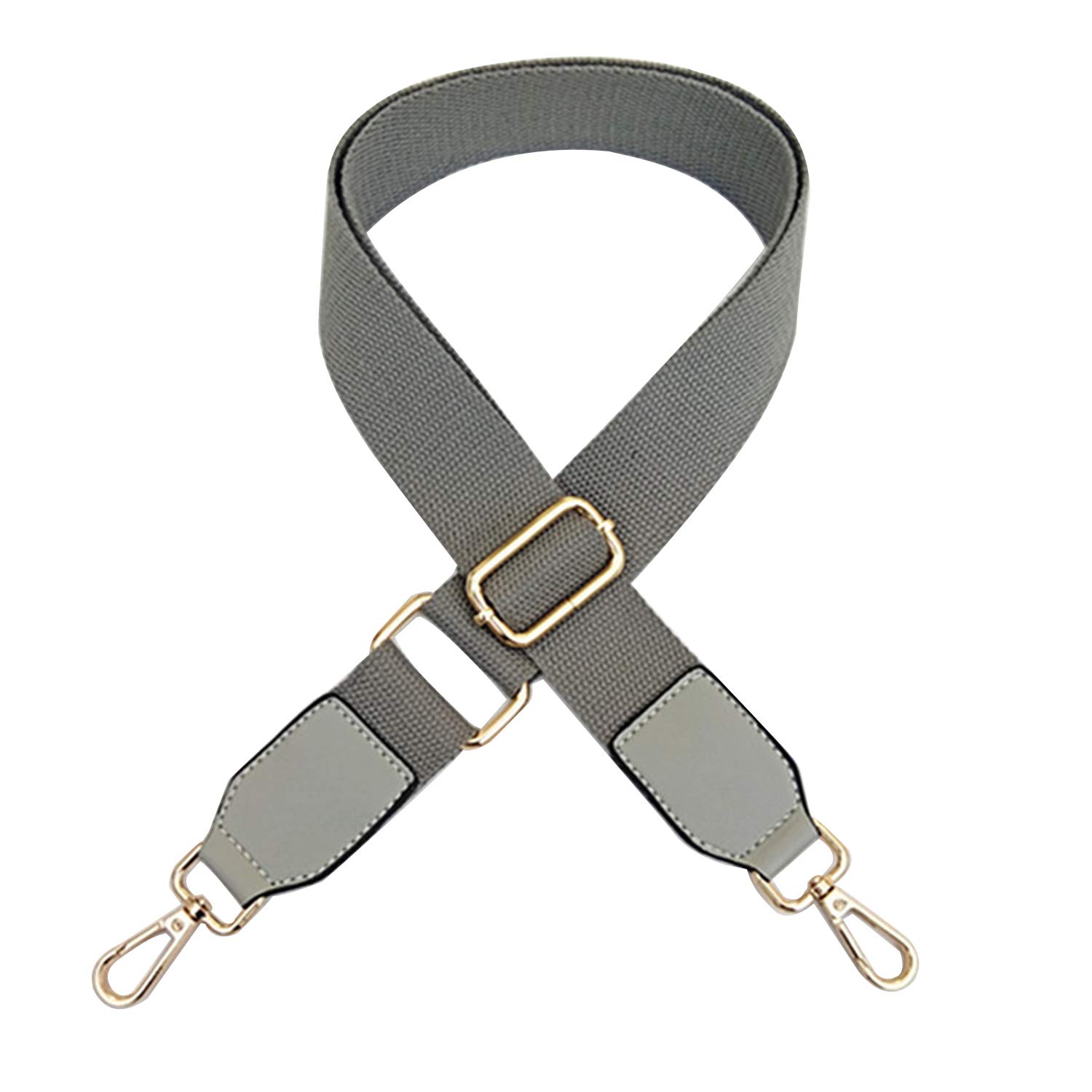 NOTAG Bag Strap Replacement, Adjustable Wide Shoulder Strap Replacement Crossbody Purse Strap (Grey)