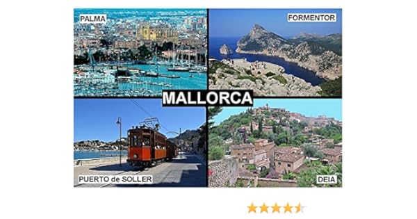 IMÁN PARA NEVERA - RECUERDO de MALLORCA SPAIN PALMA SOLLER DEIA ...