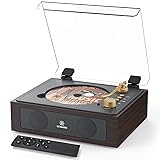 CD Player with Built-in Speakers Bluetooth Retro