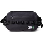 Waterproof Waist Pack, 2.5L, Black | Belt Bag with Wide, Comfortable Strap, Floating Fanny, for Travel, Fly Fishing, Beach, Swimming, Paddleboarding, Kayaking