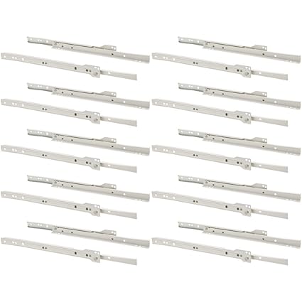 Steelex D4316 Set Of 10 Pairs 20 Inch Euro Style Self Closing