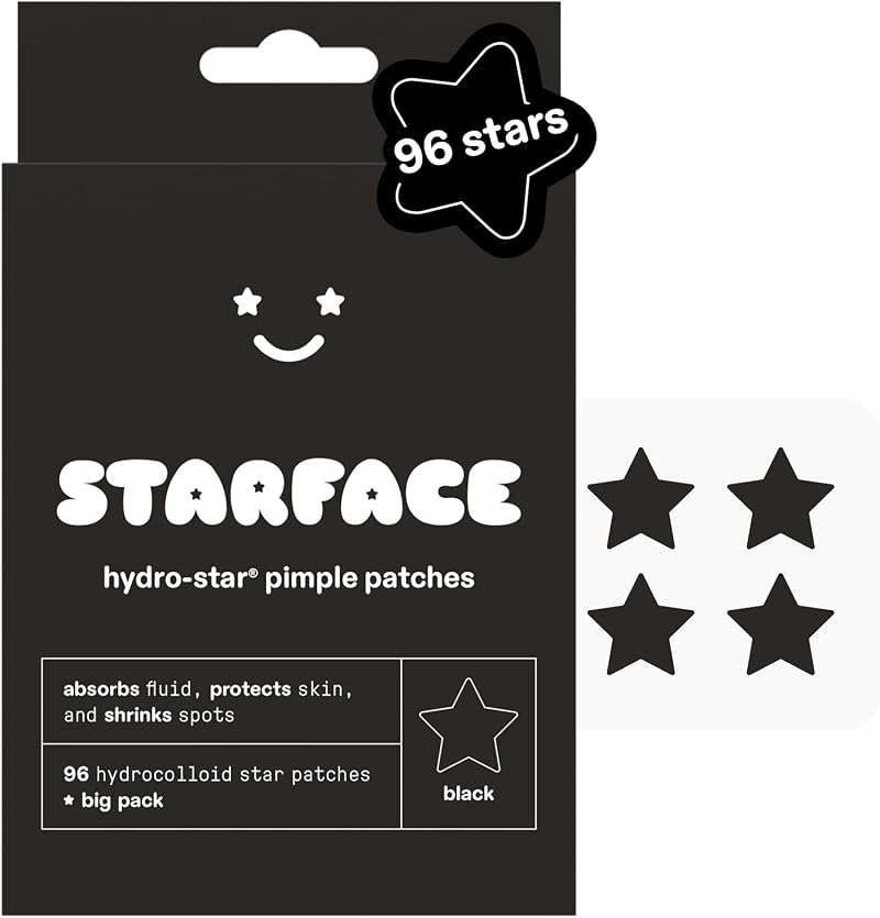 Starface World Hydro-Star Black Hydrocolloid Pimple Patch 96 ct