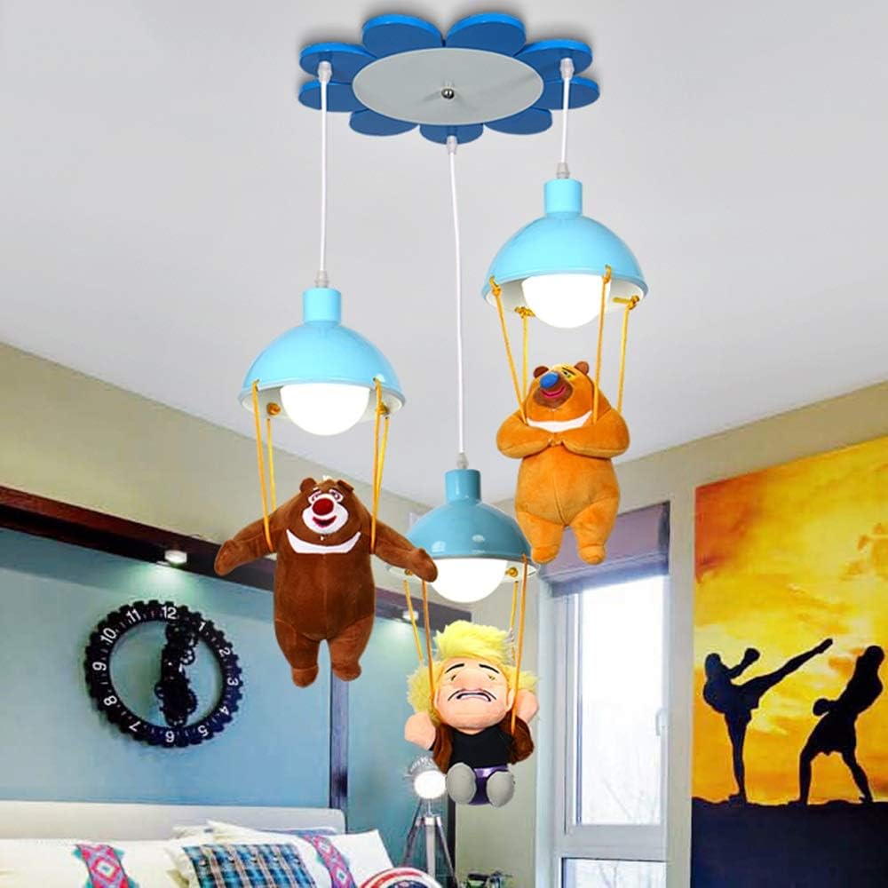 Uk Chandelier Kindergarten Decorative Lights Childrens Chandelier Led Cartoon Chandelier Boys And Girls Room Bedroom Lighting Fixtures Amazonco Uk Lighting