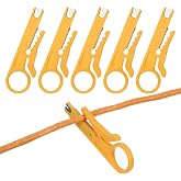 5 Pack Mini Wire Stripper Cable Stripper Network Wirestripper Punch Down for Telephone and Computer UTPCable, Network Wire Cable, Rj45/Cat5/Cat-6