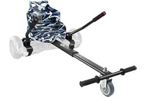 LJX Hoverboard Seat Attachment, Go Kart, Hoverboard Accessories for 6.5” 8” 10” Hoverboard, Suitable for All Ages