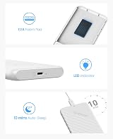 ORICO 2.5 inch USB C Hard Drive Enclosure USB 3.1 Gen 1 to SATA III 9.5/7mm view 7
