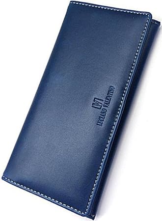 Amazon ルチアーノ バレンチノ ブランド製 長財布 本革 ブルー 青 メンズ 男性用 Sai102 Swanunion スワンユニオン シューズ バッグ