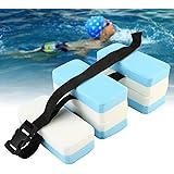Dilwe EVA Auxiliary Aquatic Floatation Buoyancy Aids Swim Waist Belt for Kids and Adults Swimming Training