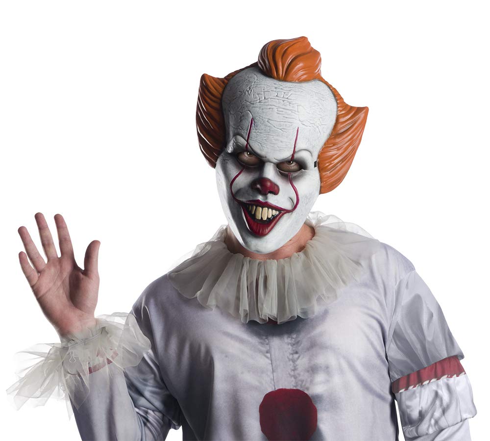 IT Pennywise Ad Mask, Multicoloured, Single (Rubies 201655)