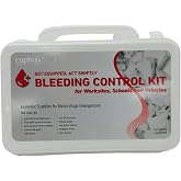 euphnix Mountable Bleeding Control Kit, OSHA-Compliant, 12 Pcs | Essential hemorrhage supplies for workplaces, schools, and vehicles. Mountable design with quick access and compact storage