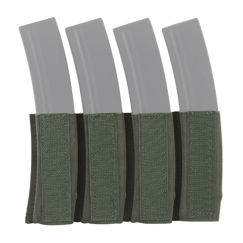 Tactical Pistol Mag Pouch,Open-Top Quad Military Mags Ammo Pouch Holder for MP5 Magazines