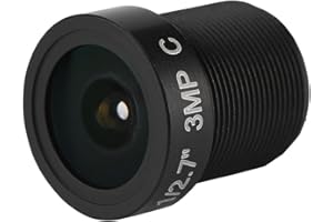 Sonew 2.8mm Lenses Kits for CCTV Cameras Security Camera 3 Million Pixels 1/3'' IR CCTV Lens 5-Layer Prism Lens for Network Camera