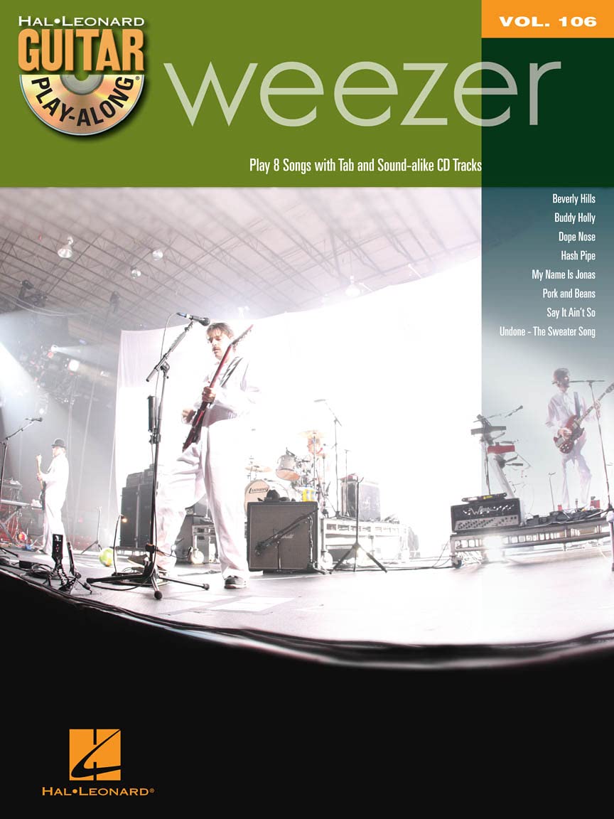 Weezer: Guitar Play-Along Volume 106 (Hal Leonard Guitar Play-Along)