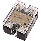 uxcell ASH-150DA 3-32VDC to 24-480VAC 150A Single Phase Solid State Relay DC to AC Relay