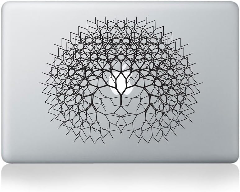 Fractal Tree Vinyl Sticker for MacBook (13-inch MacBook and 15-inch MacBook)